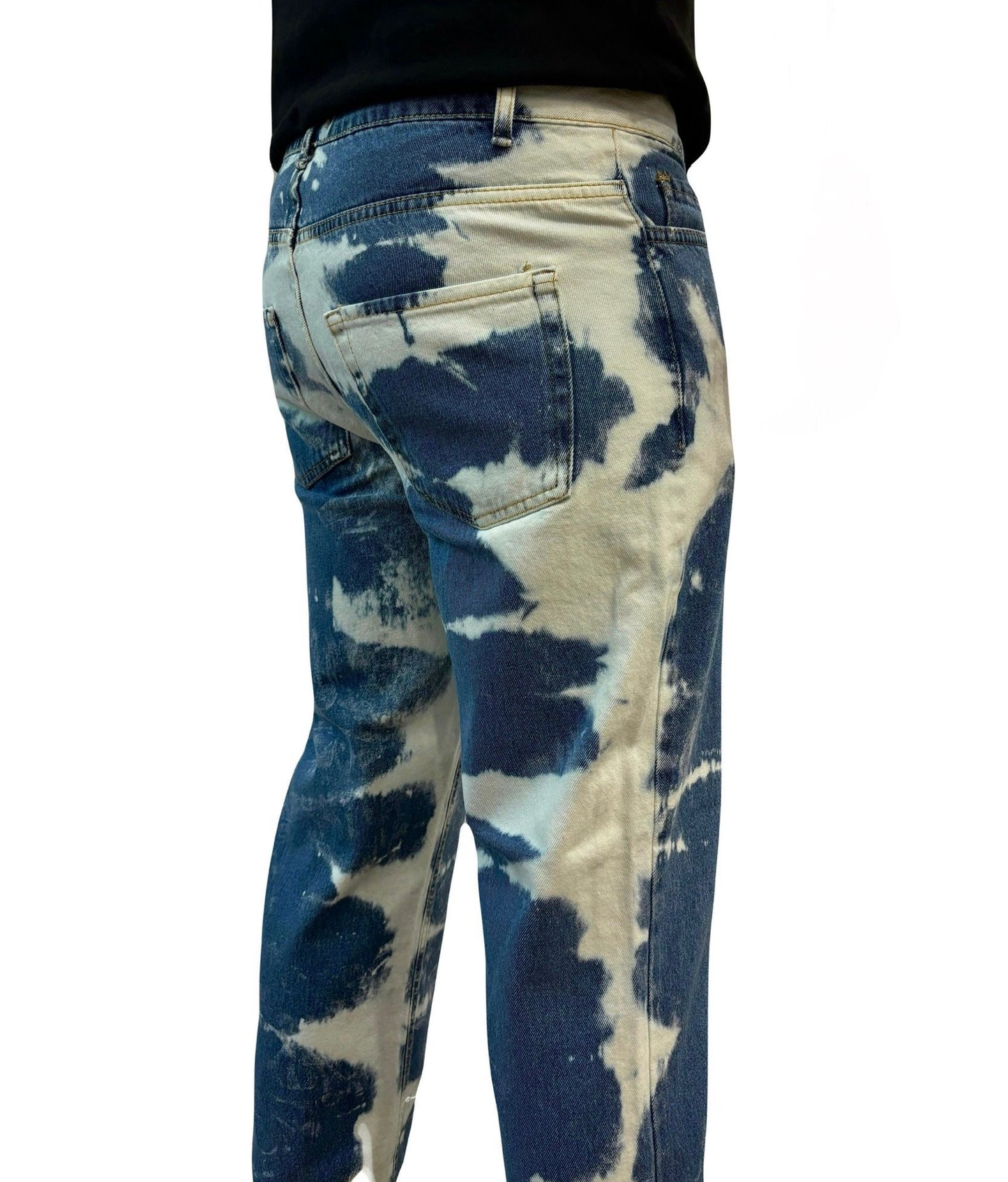 Jeans lavaggio tie and dye