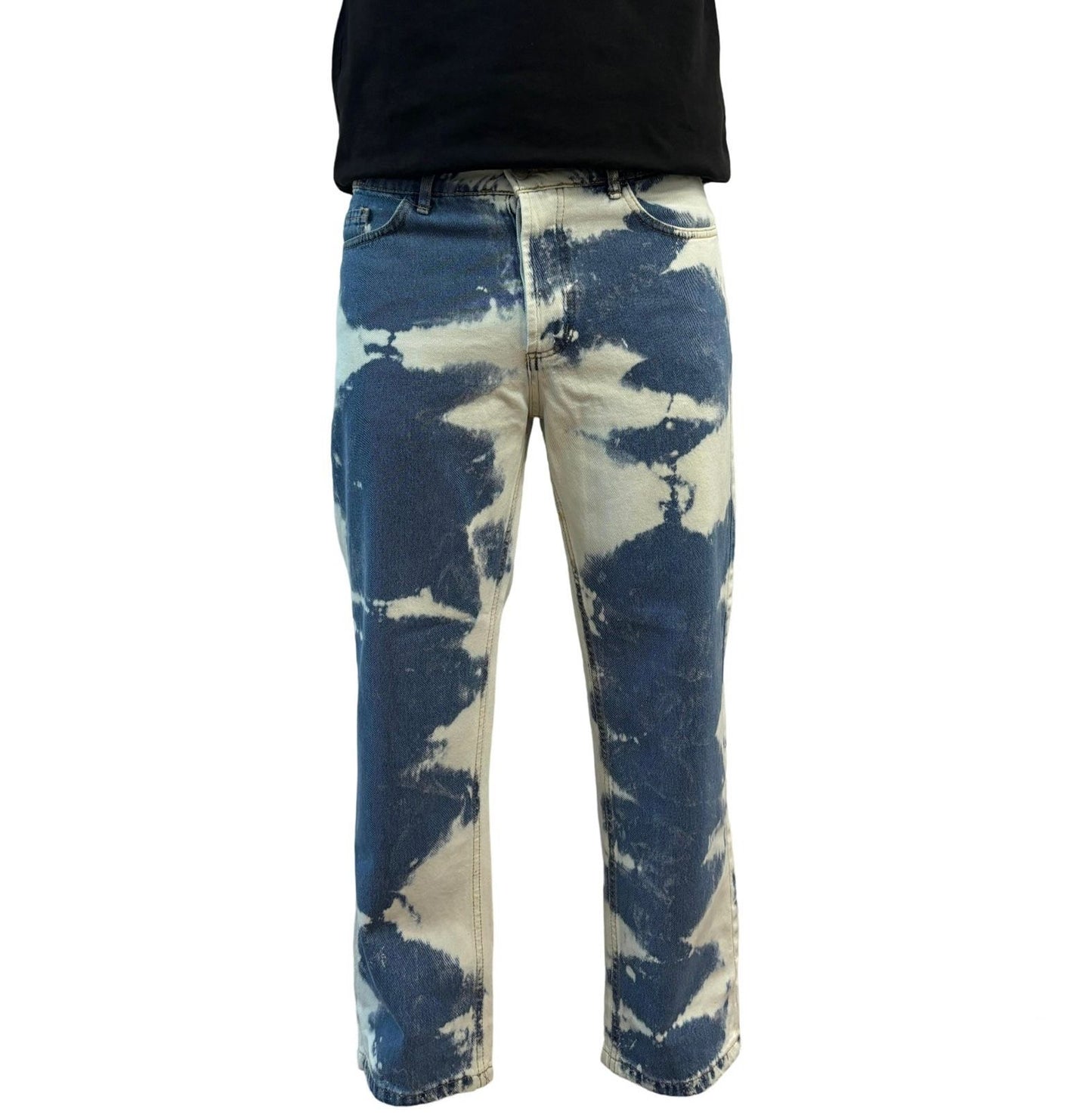 Jeans lavaggio tie and dye